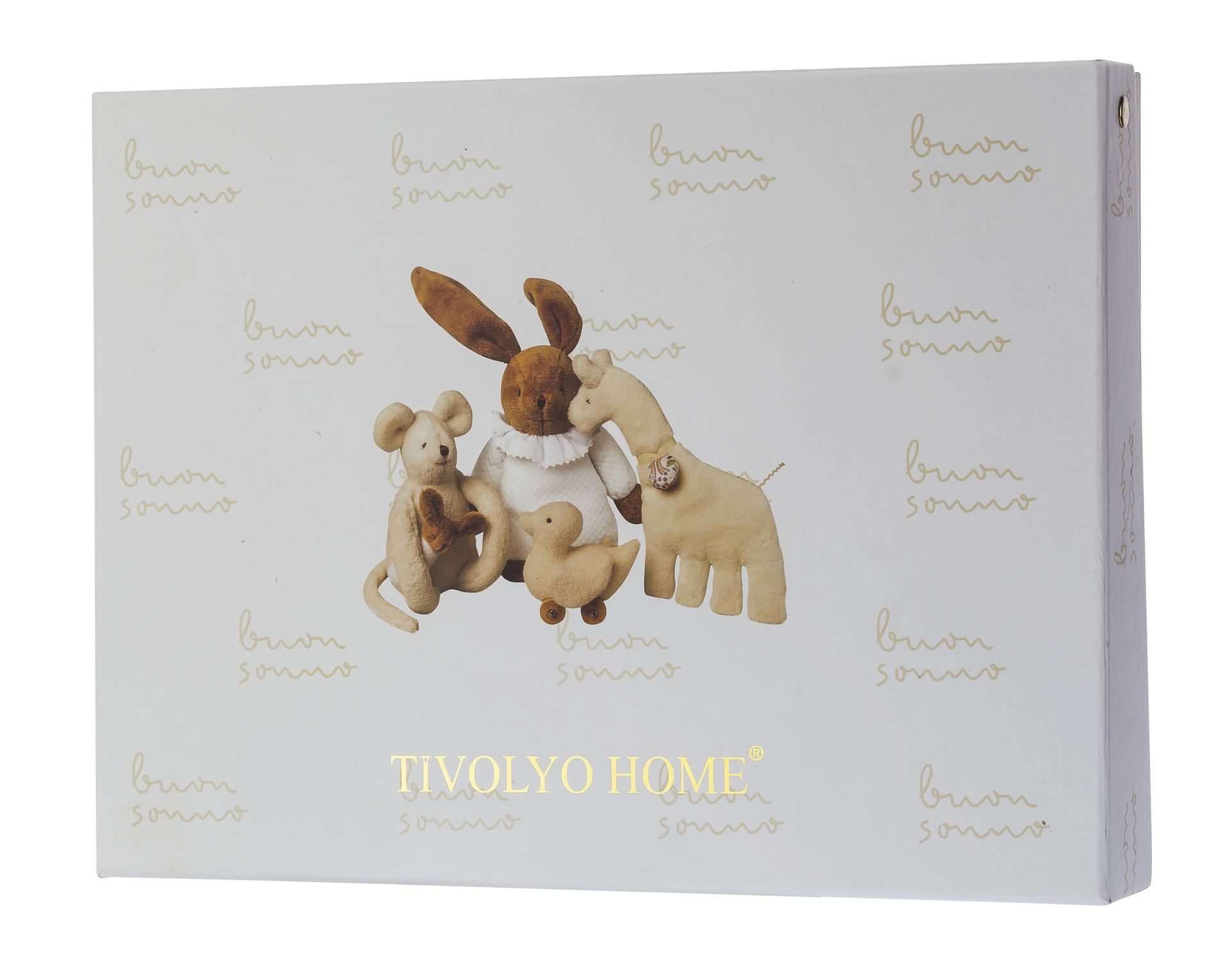 Комплект детского постельного белья Tivolyo home HAPPY BEBE голубой